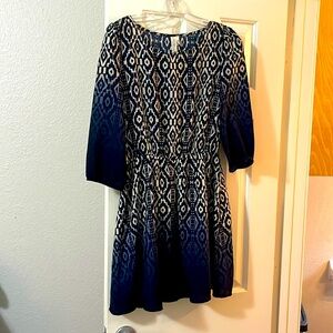 Pink Owl cute casual dress, Medium
